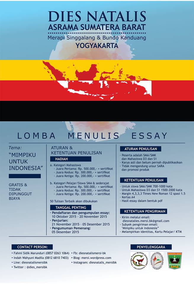 Menulis essay bahasa indonesia